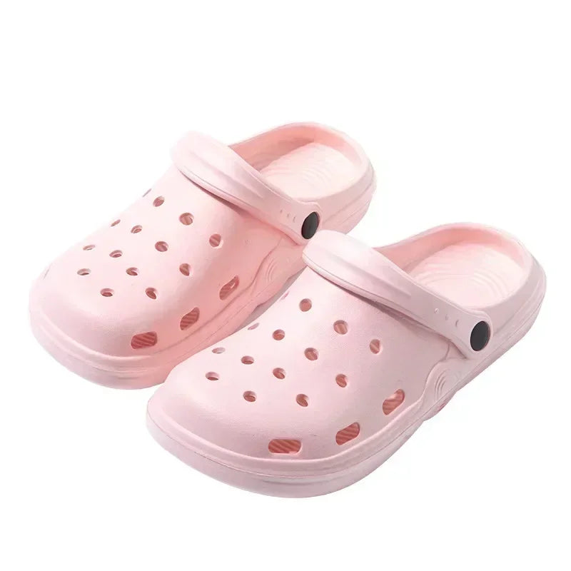 Garden Clogs Womens Summer Beach Sandals Outdoor Wide Toe Holey Shoes for Ladies Mens Sandals House Shower Slippers